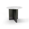 Toc 54 Side Table - Ash Oak/White Marble