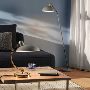 kaiser Idell 6631-T Luxus Table Lamp - Easy Grey/Brass
