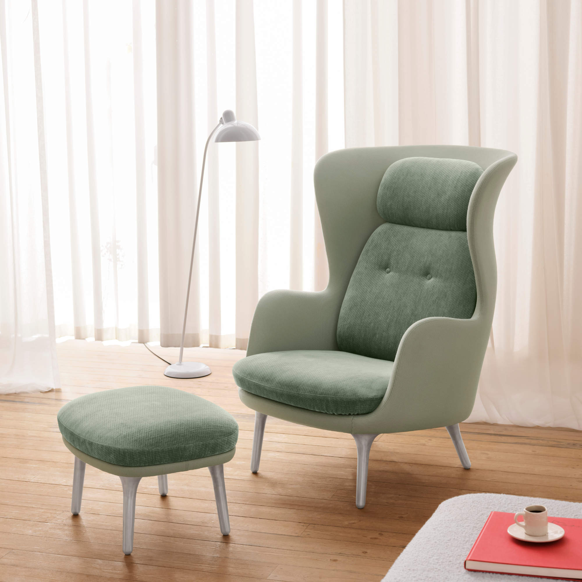 kaiser Idell 6556-F Floor Lamp - White-3