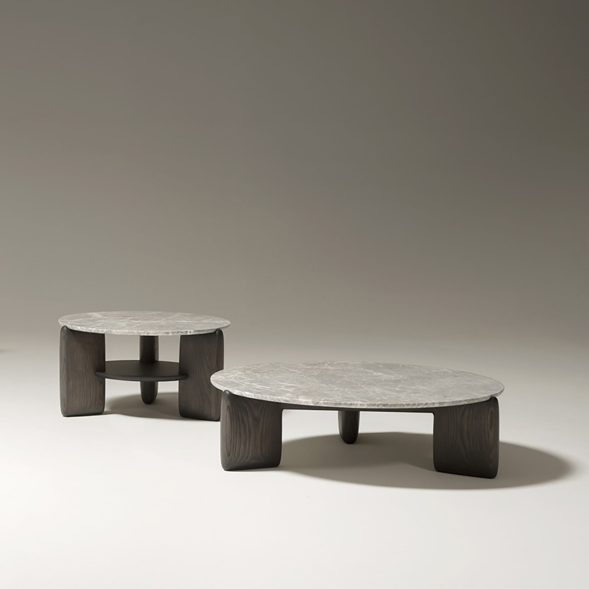 Kanji 112 Coffee Table - Grey T49/Matt Fior di Pesco-2