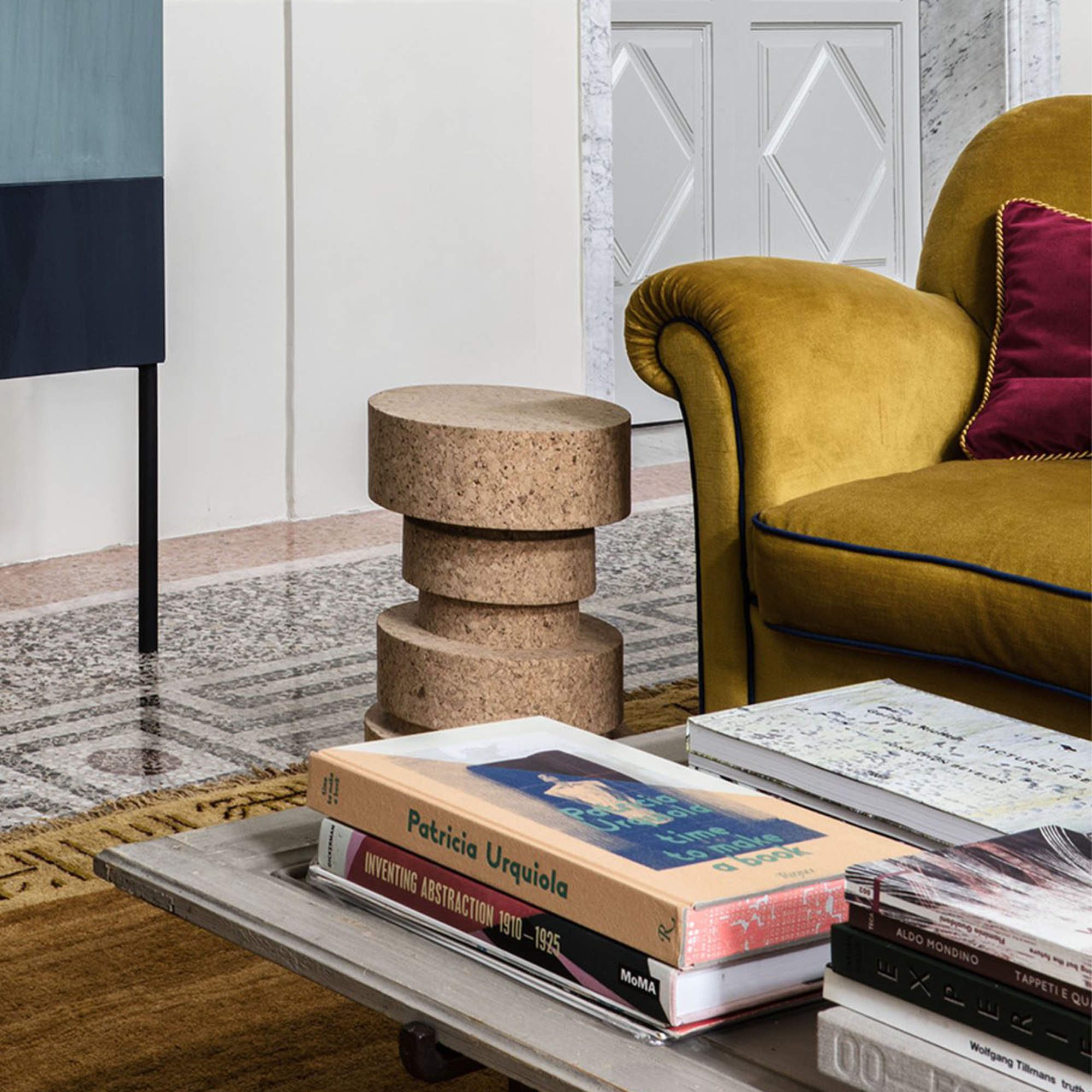 Queen 43 Side Table - Cork-5