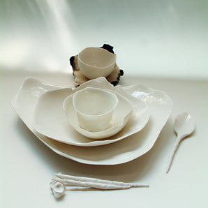 Perfect Imperfection Koi Espresso Cup - White