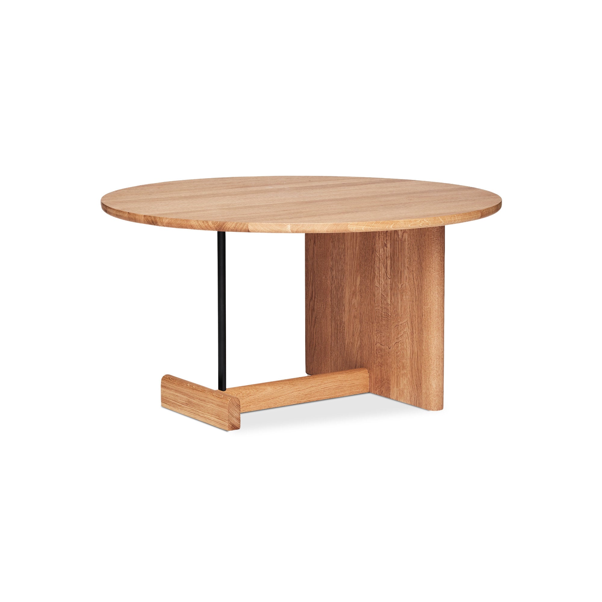 Koku 42 Oval Coffee Table - Lacquered Oak