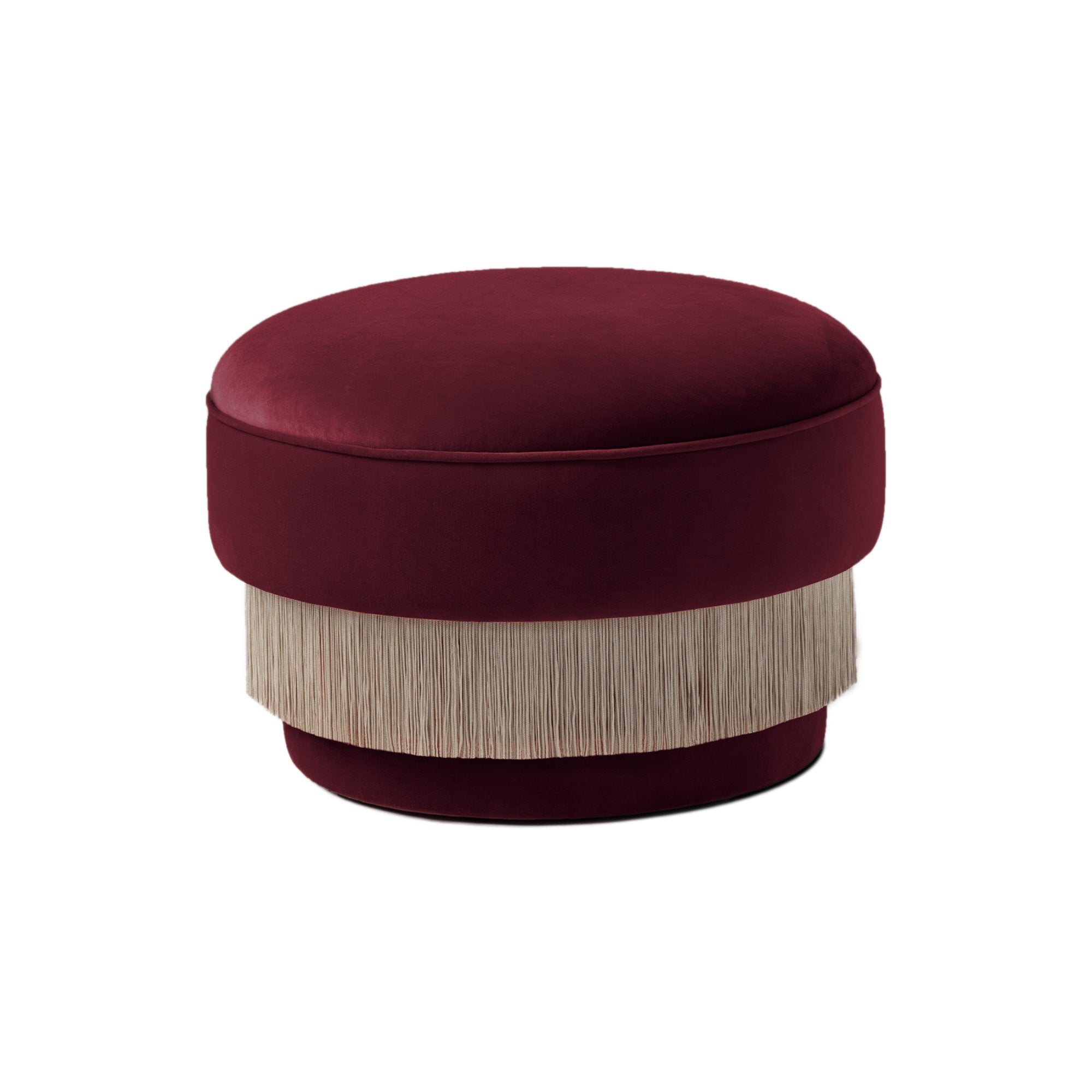 La Folie 64 Pouf - Velvet 2 (Velvet Wine)