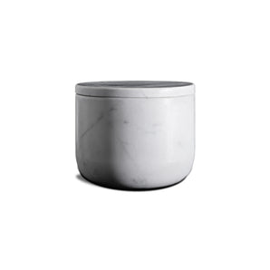 VVD Large Container-Lid Stoneware White H10