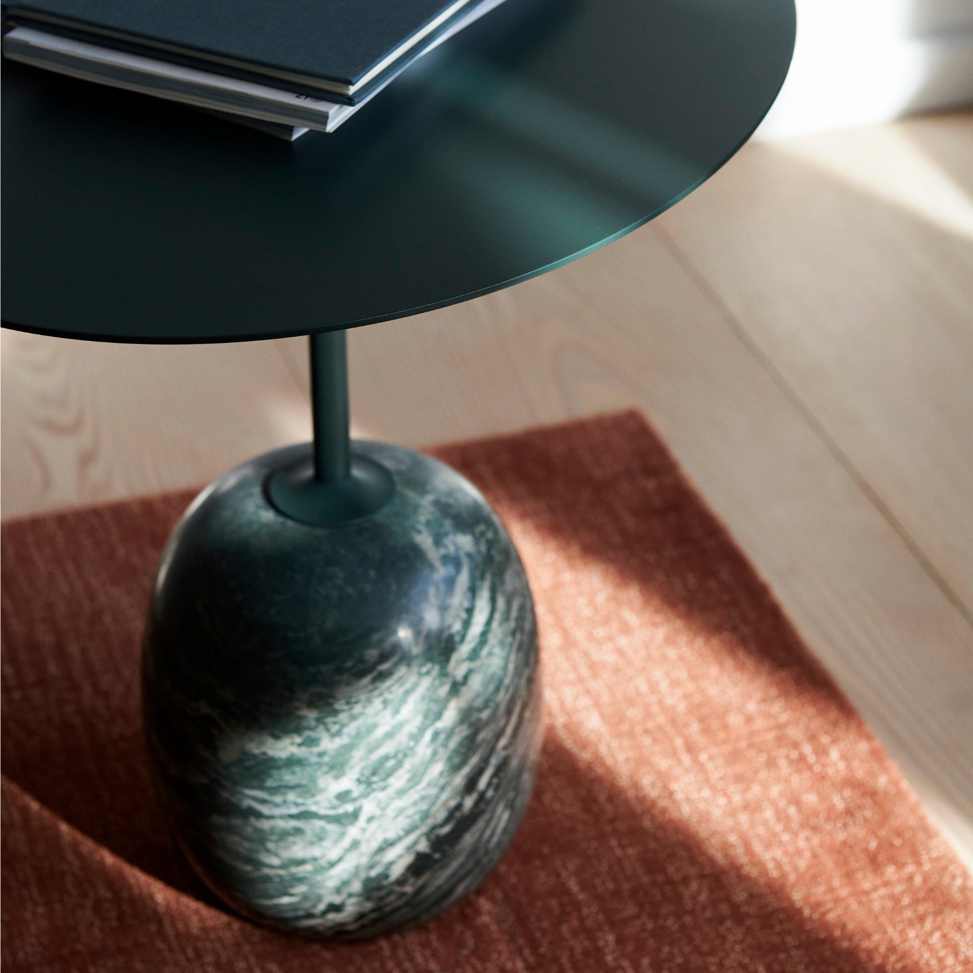 Lato LN9 Side Table - Verde Alpi/Deep Green-4
