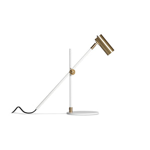 Lektor Desk Lamp - White/Brass