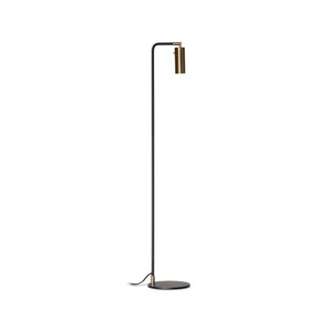 Lektor Floor Lamp - Black/Brass