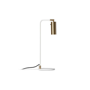 Lektor Table Lamp - White/Brass
