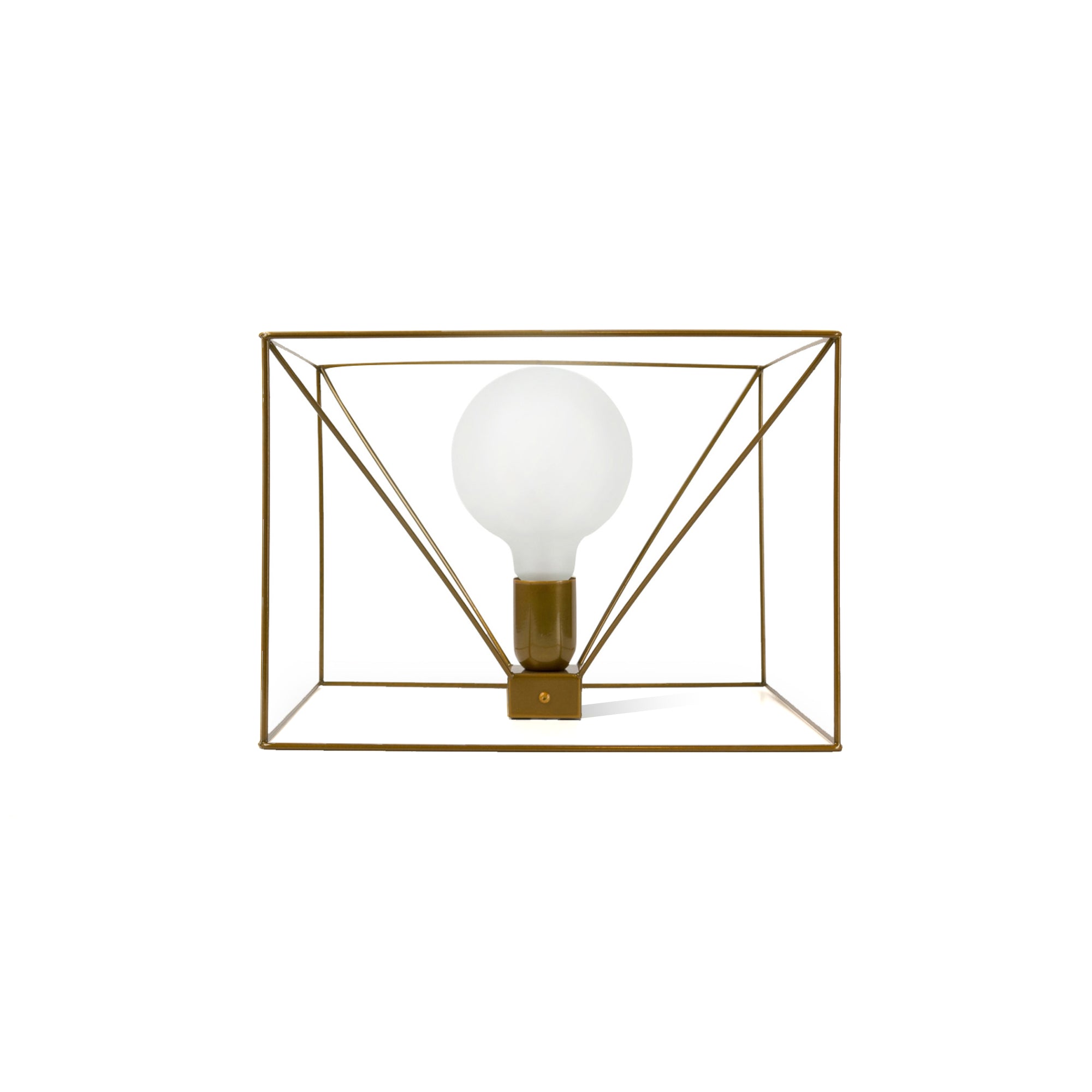 Cubo Reflex Wall Lamp - Gold