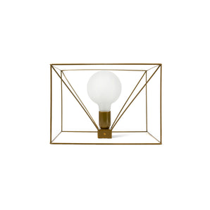 Cubo Reflex Table Lamp - Gold