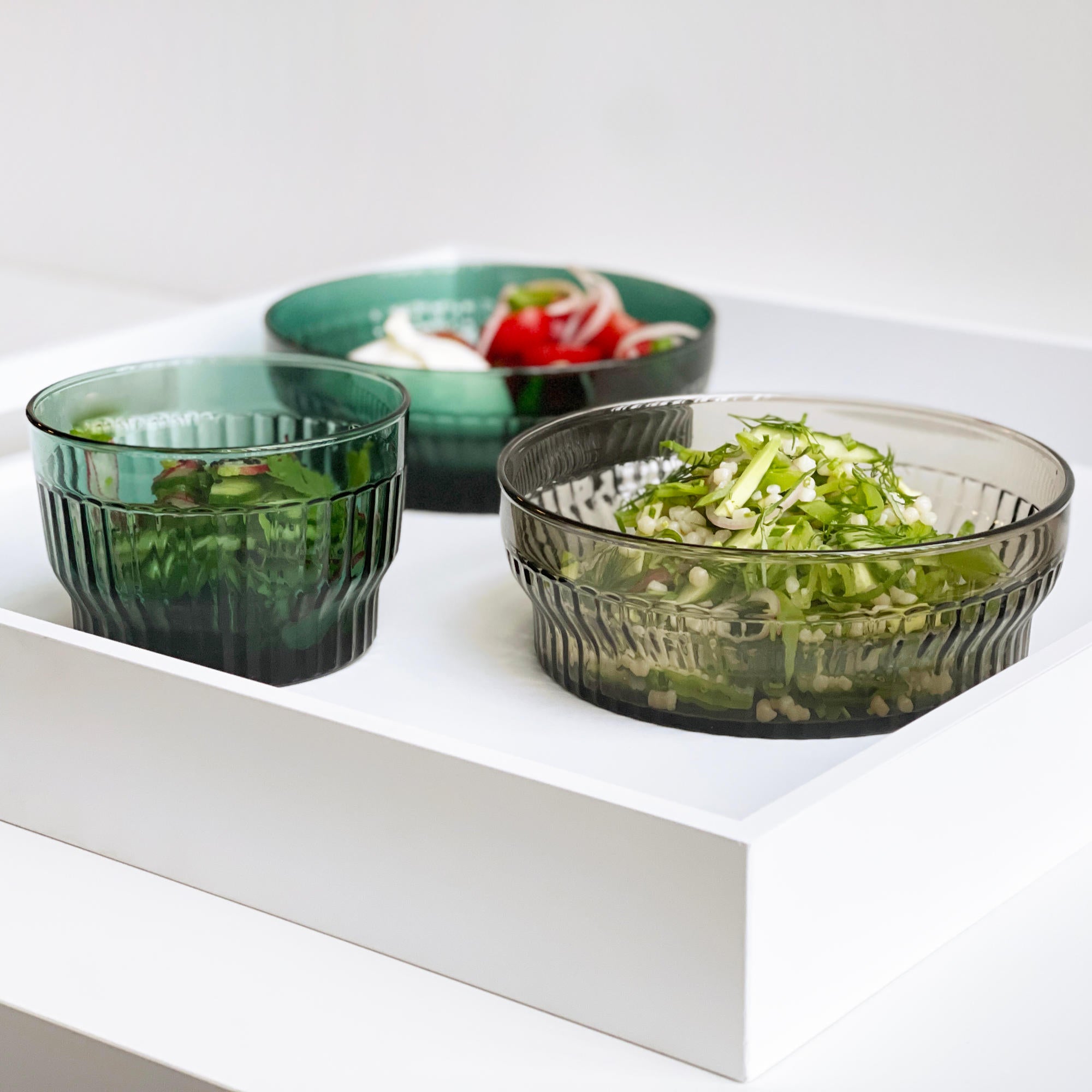 Lima Medium Bowl - Smoke Grey-2