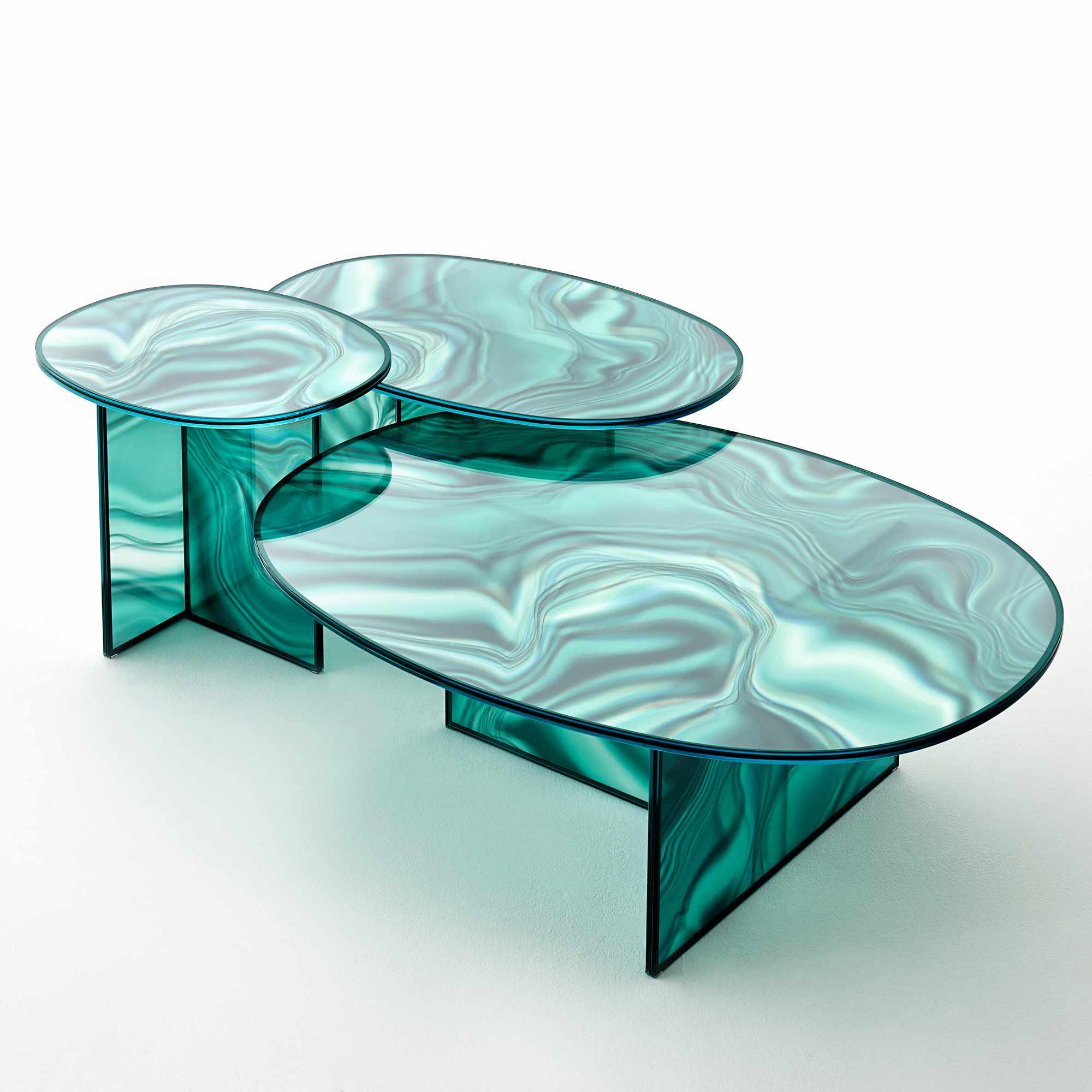 Liquefy 90 Coffee Table - Green