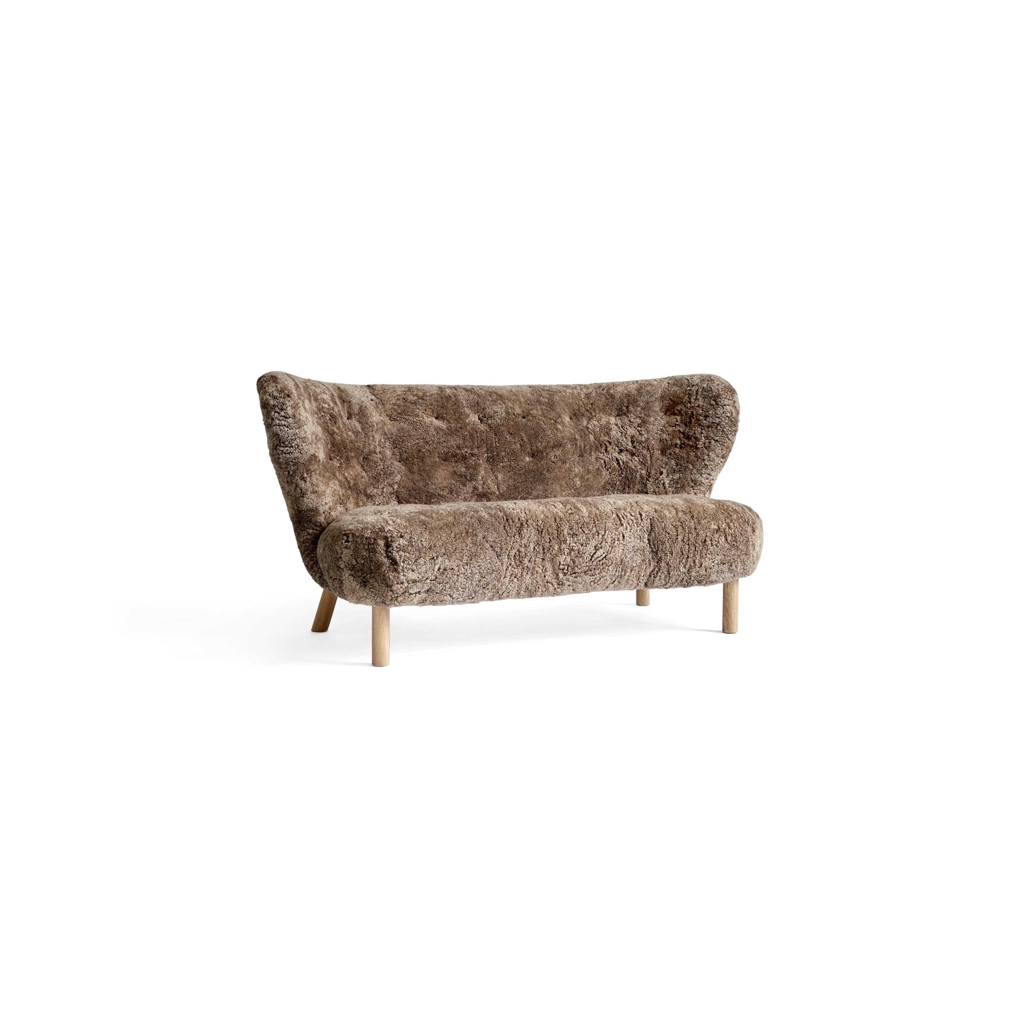 Little Petra VB2 Sofa - Oak/Sheepskin Sahara 17 mm-1