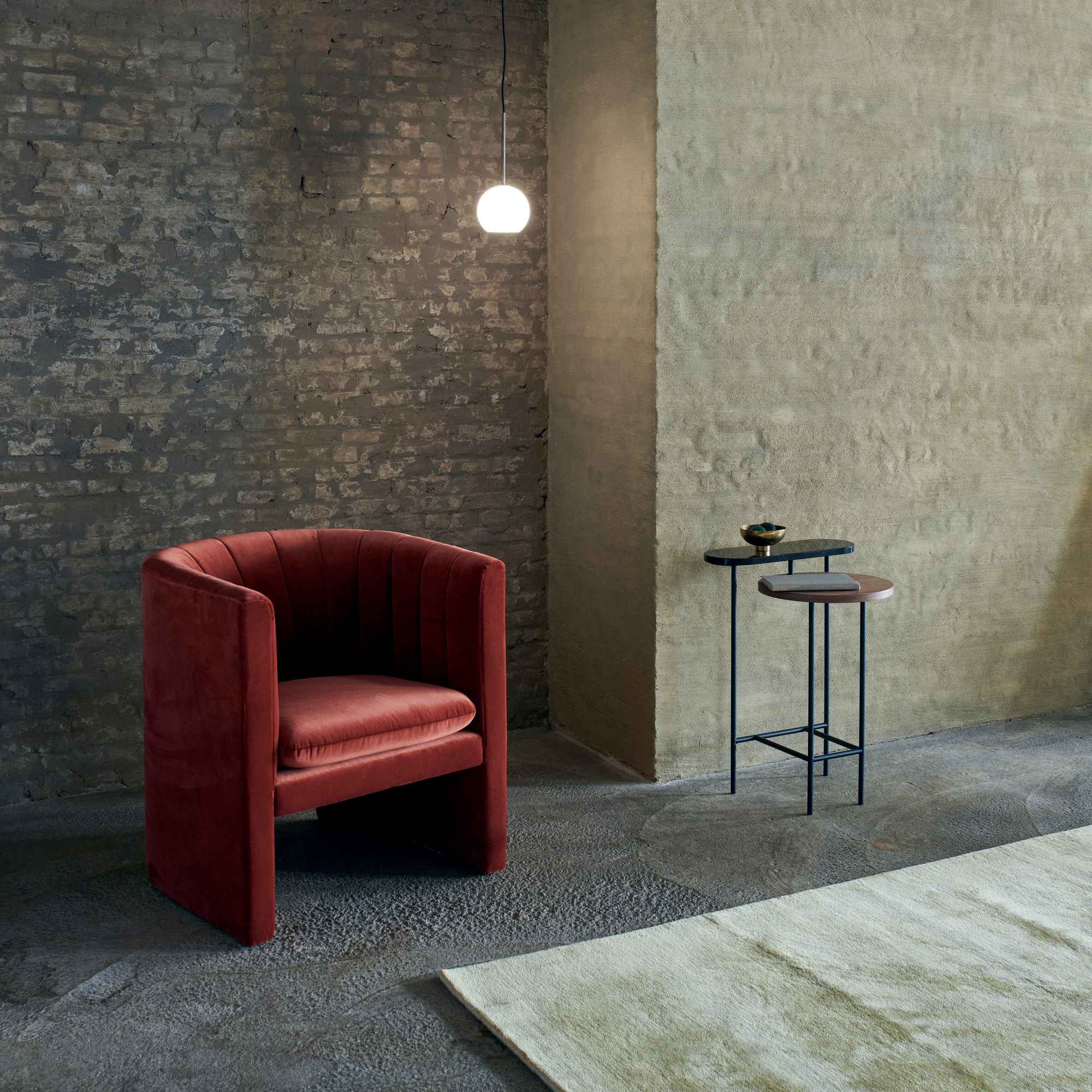 Loafer SC23 Armchair - Velvet 2 (Dandelion 06)