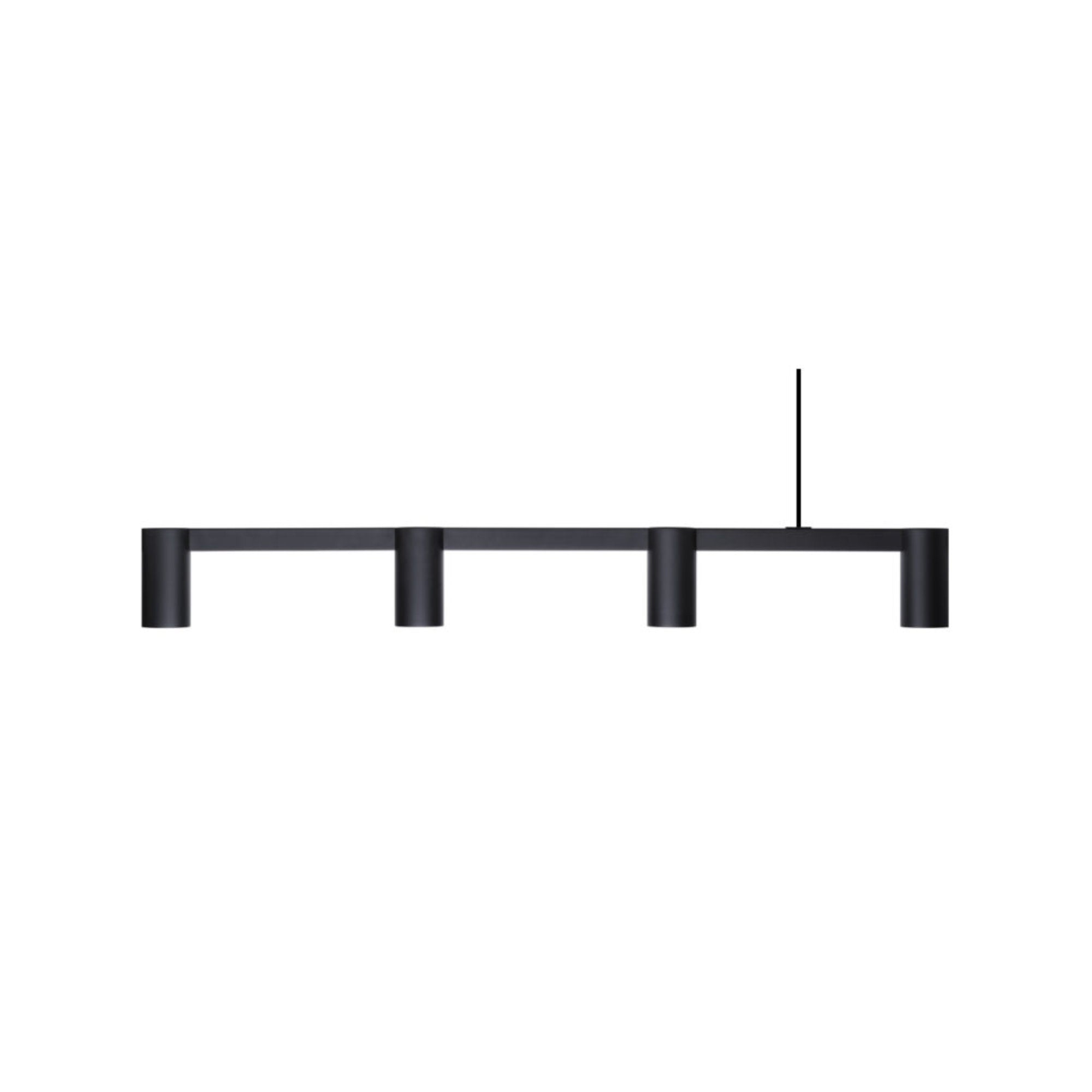 Long Kennedy Model 4 Pendant Lamp - Black-1