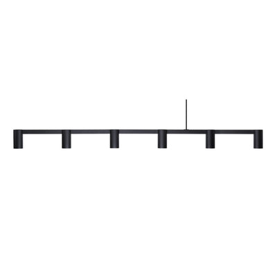 Long Kennedy Model 6 Pendant Lamp - Black