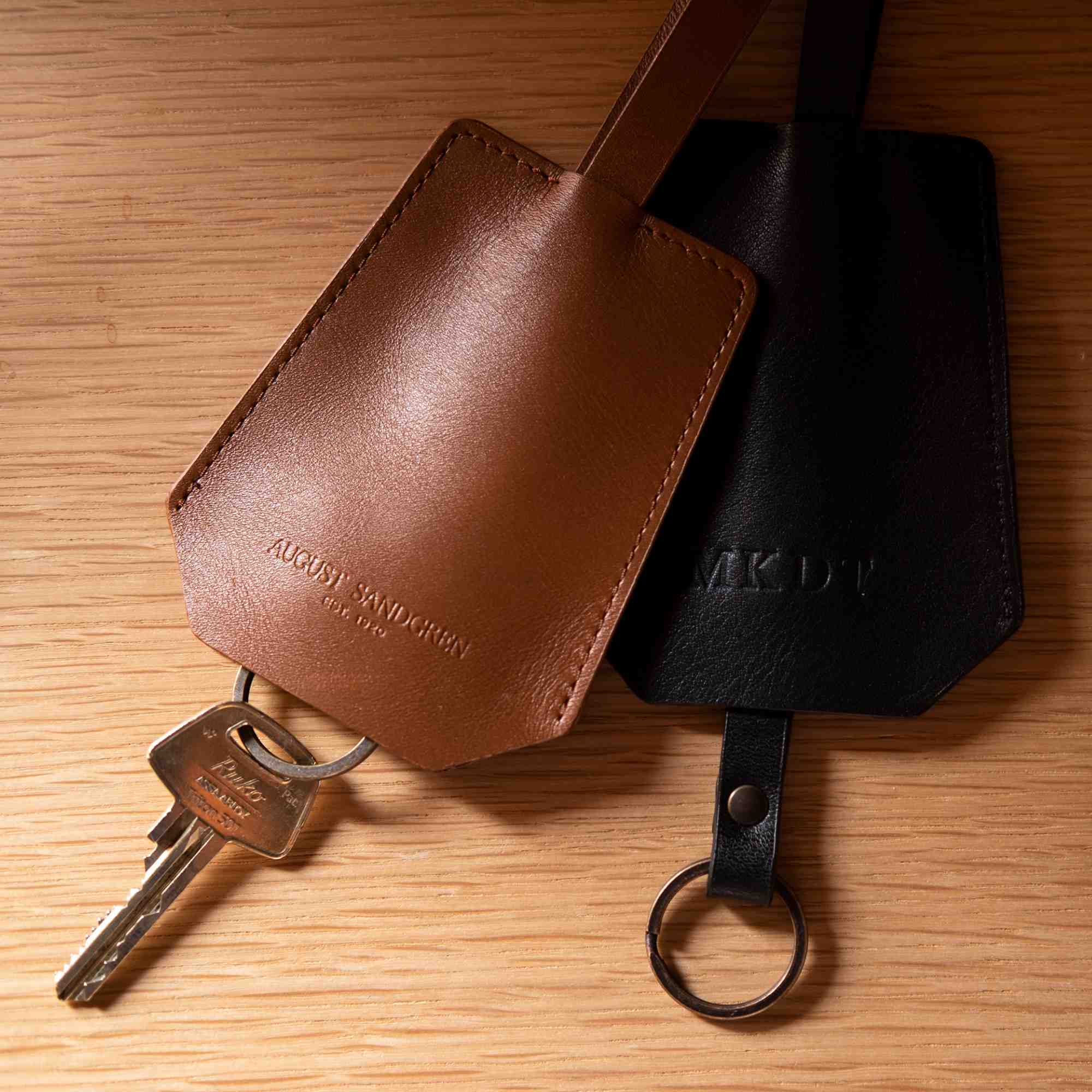 Long Strap Keyring - Black