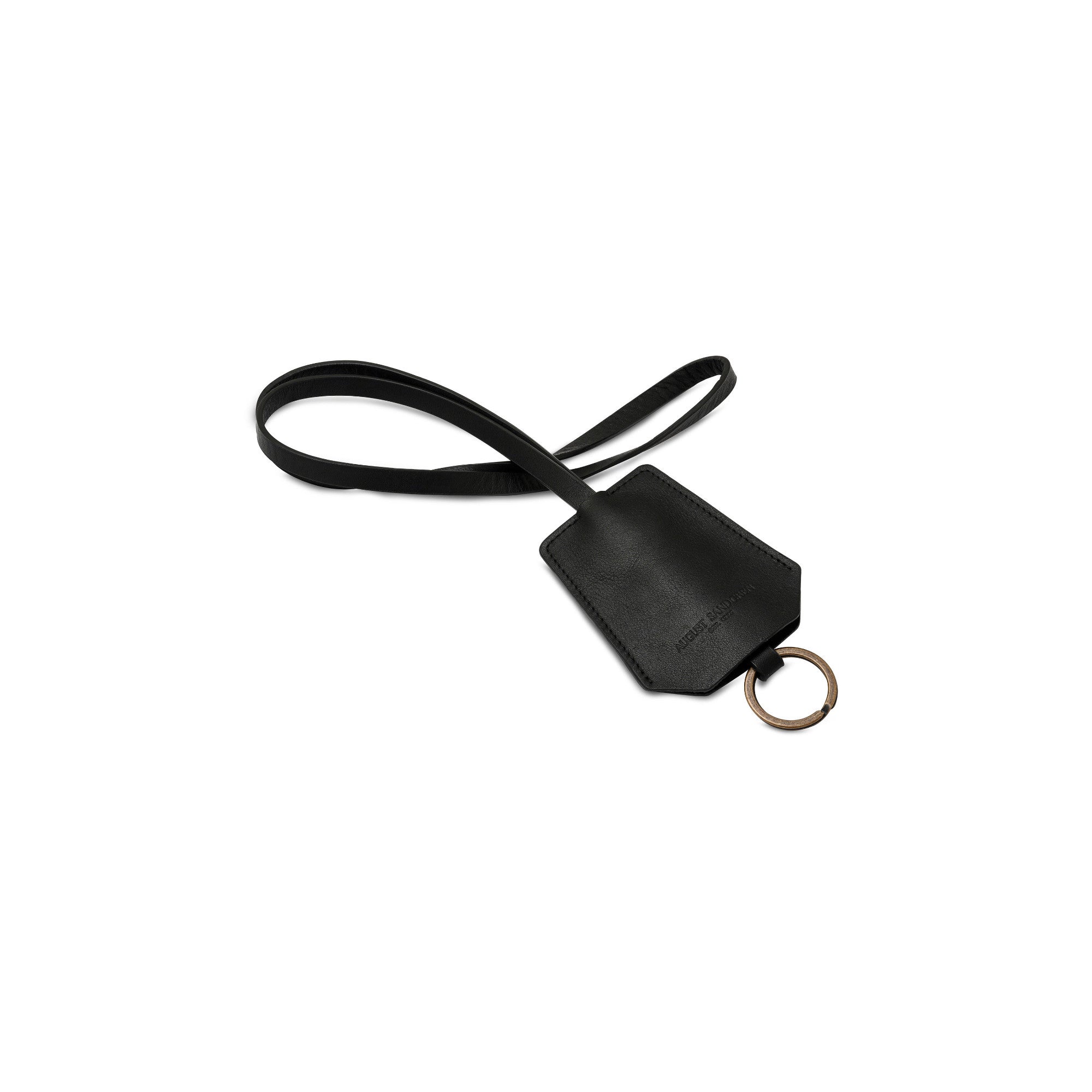 Long Strap Keyring - Black