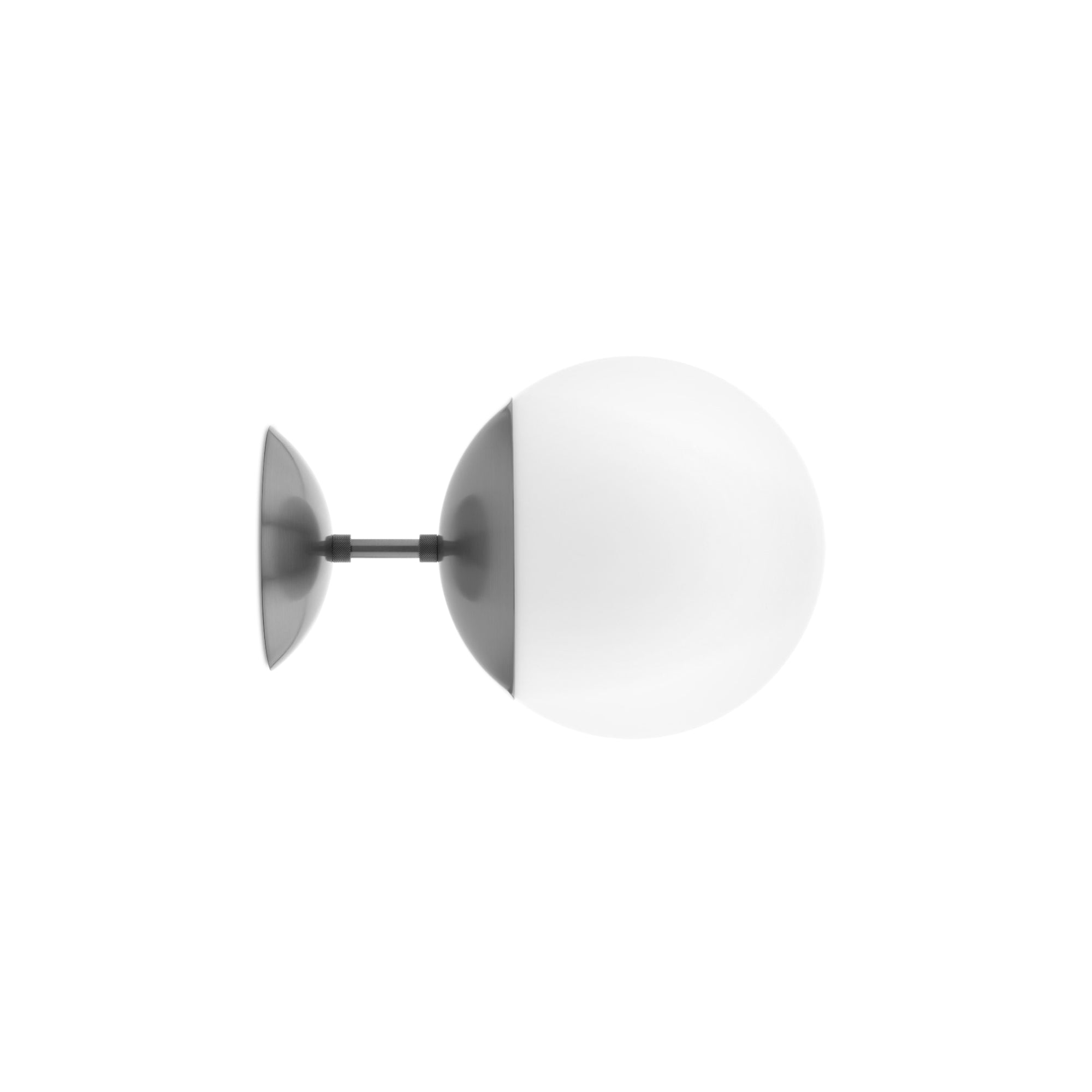 Lord 1 250 Wall Lamp - Steel/Opal Glass