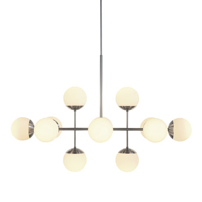 Lord 1530 Pendant Lamp - Steel/Opal