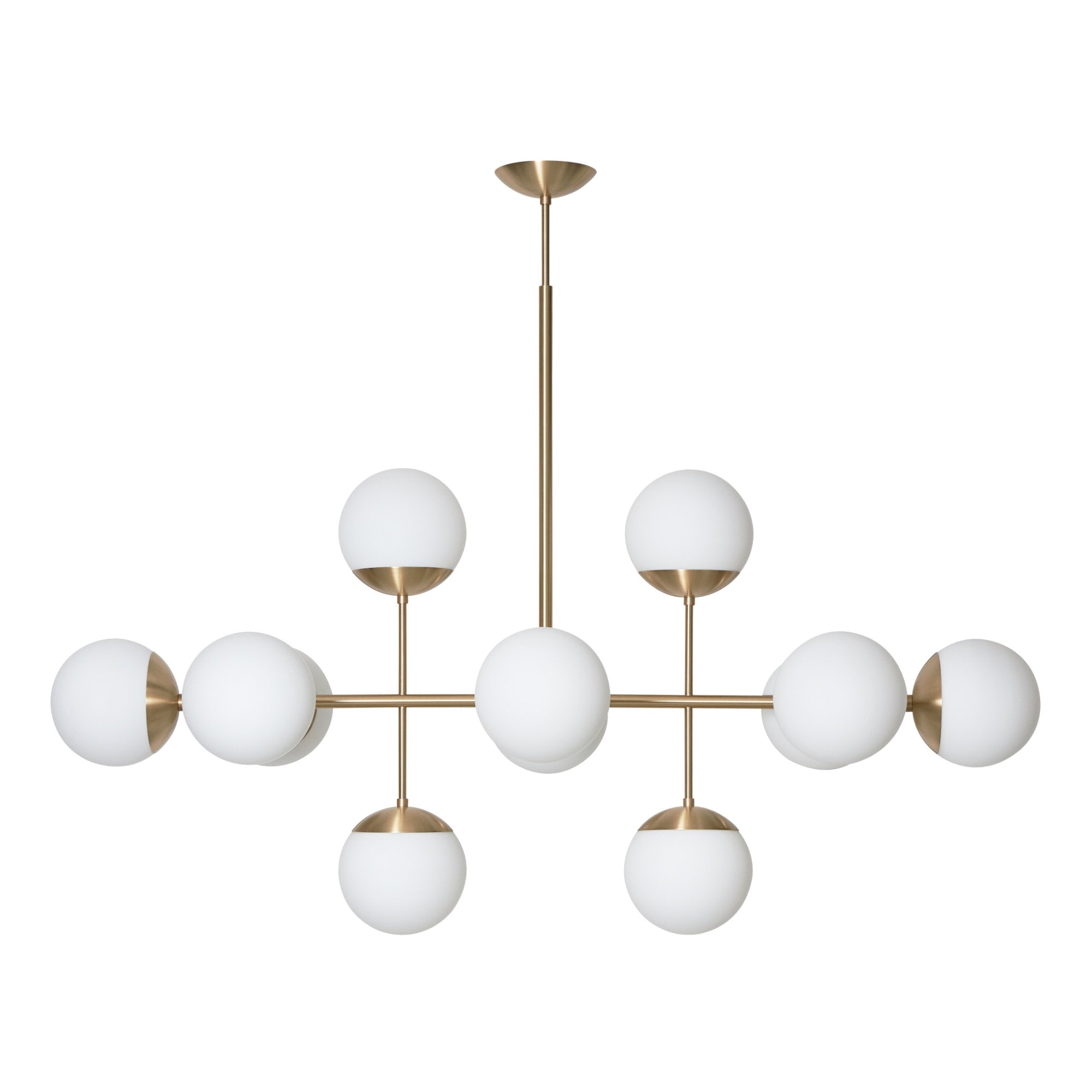 Lord 1530 Pendant Lamp - Brass/Opal Glass