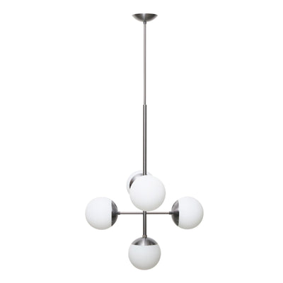 Lord Diva 1535 Pendant Lamp - Steel/Opal
