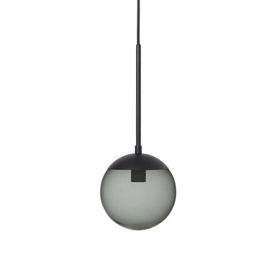 Lord 1 Model 200 Pendant Lamp - Black/Smoke Glass