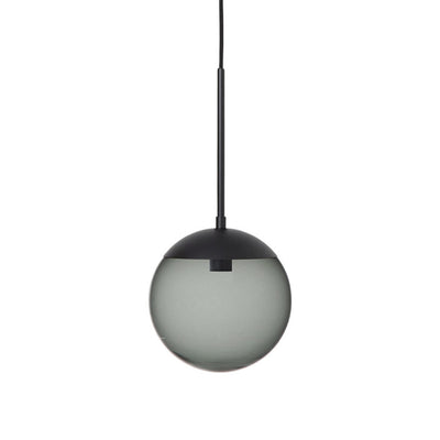 Lord 1 Model 250 Pendant Lamp - Black/Smoke Glass