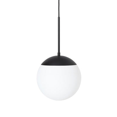 Lord 1 Model 300 Pendant Lamp - Black/Opal Glass
