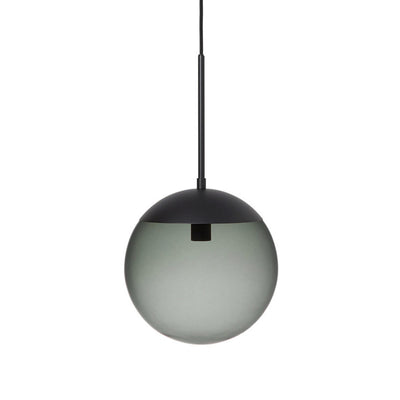 Lord 1 Model 300 Pendant Lamp - Black/Smoked Glass