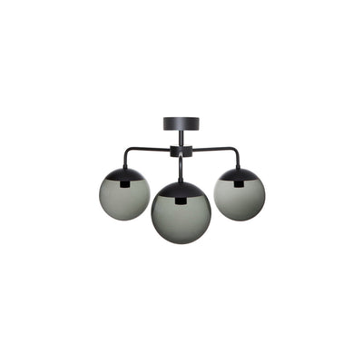 Lord 3 390 Pendant Lamp - Black/Smoke