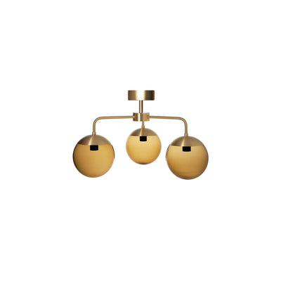 Lord 3 390 Pendant Lamp - Brass/Brown