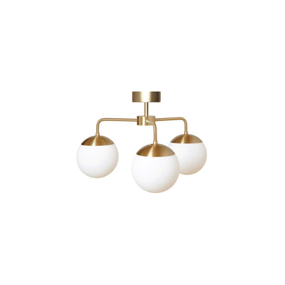 Lord 3 390 Pendant Lamp - Brass/Opal