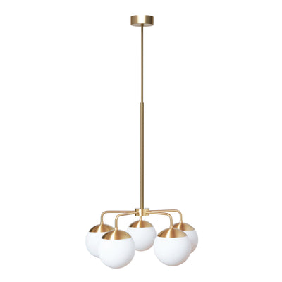 Lord 5 1525 Pendant Lamp - Brass/Opal