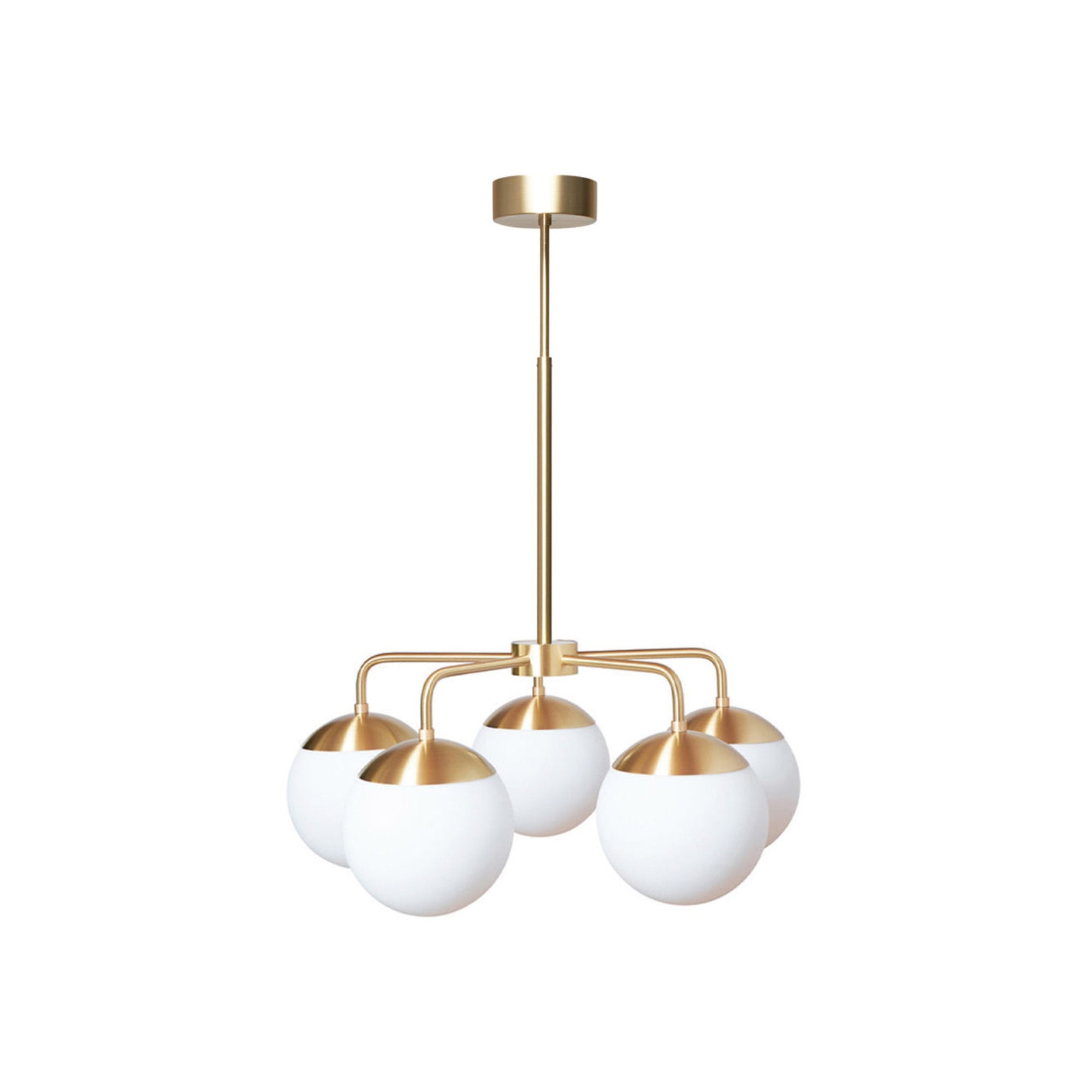 Lord 5 925 Pendant Lamp - Brass/Opal-1