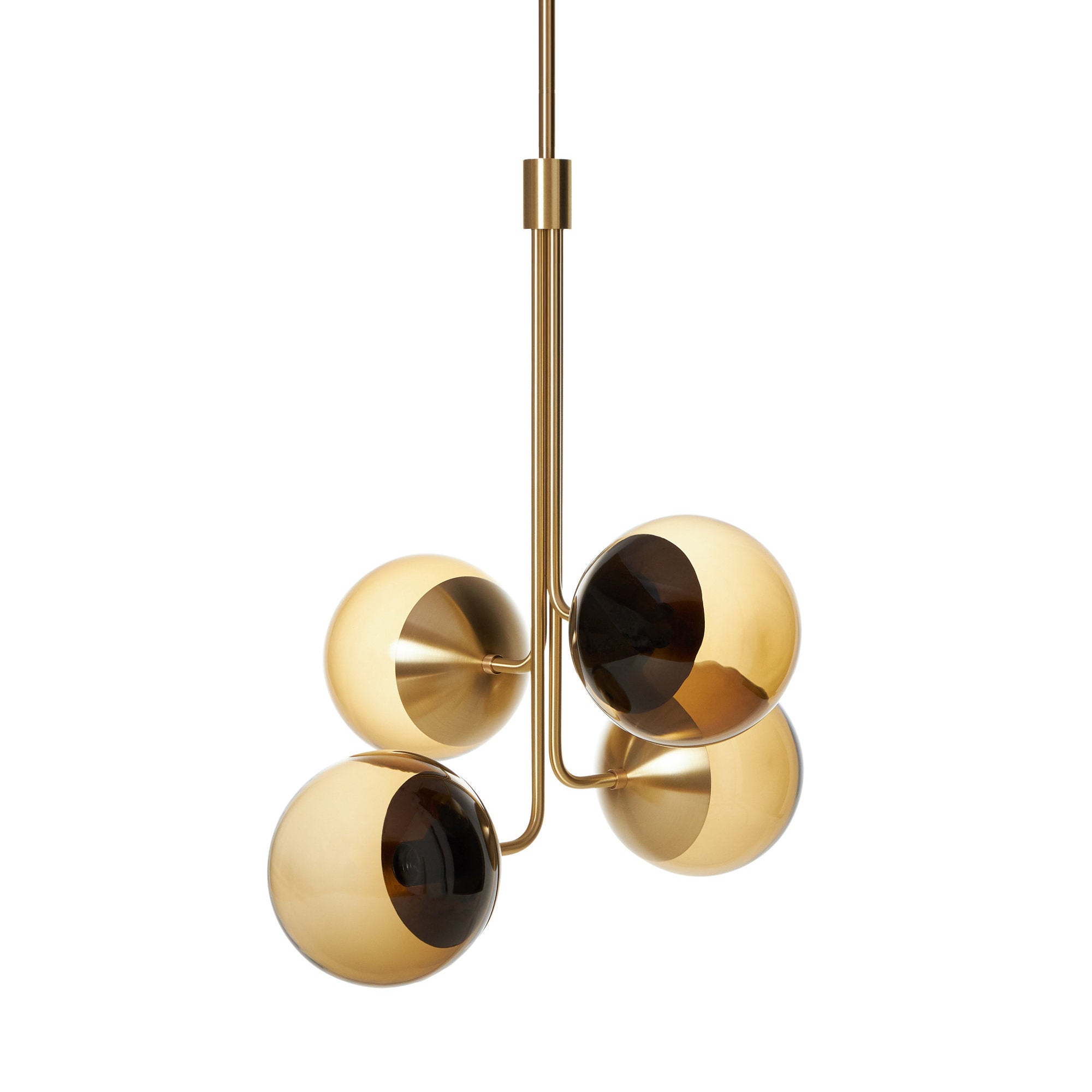 Lord Bouquet 1270  Pendant Lamp - Brass/Brown-1