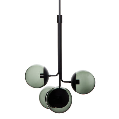 Lord Bouquet 1870 Pendant Lamp - Black/Smoke