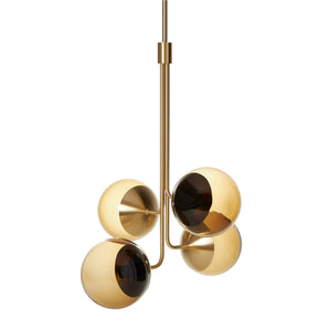 Lord Bouquet 1870 Pendant Lamp - Brass/Brown