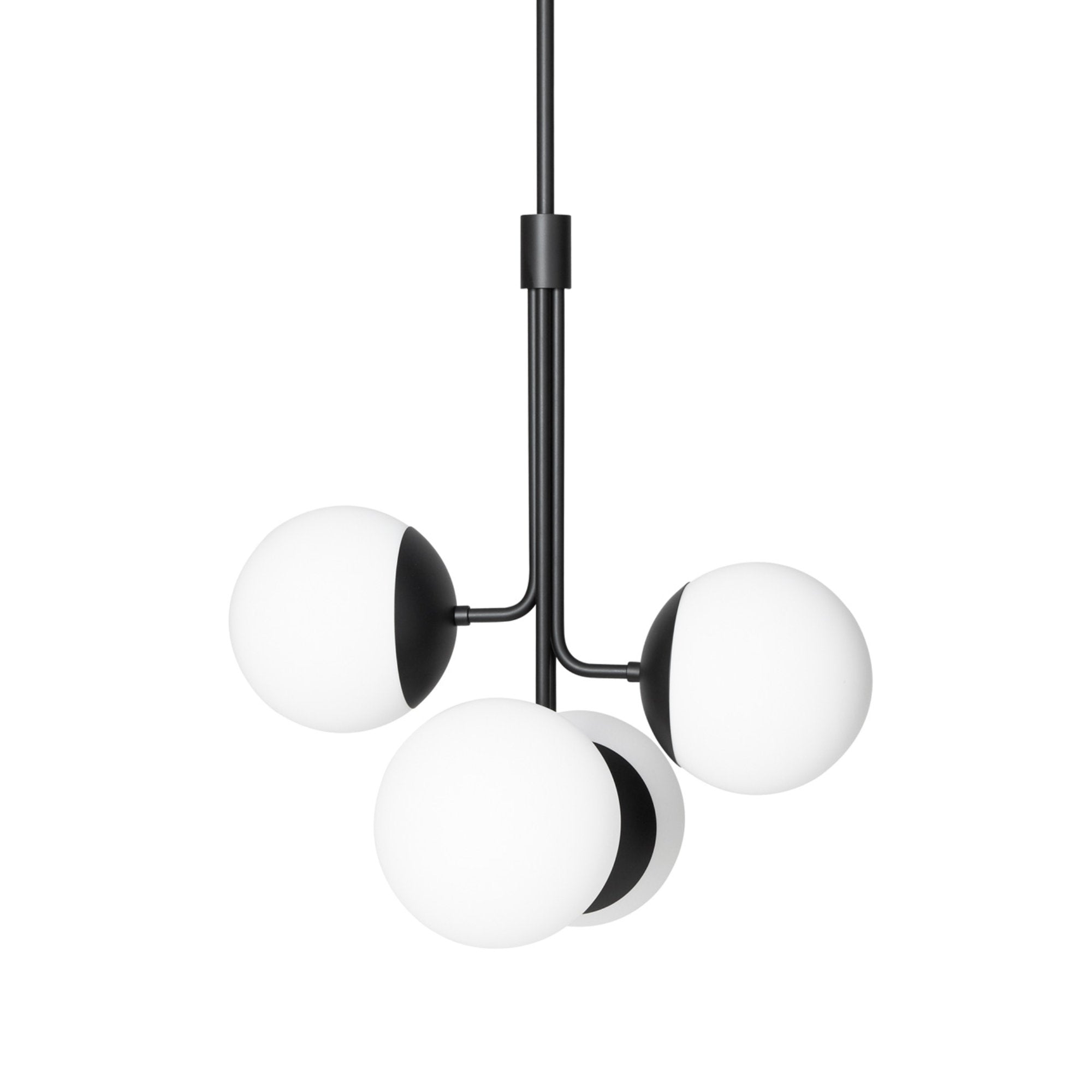 Lord Bouquet 735 Pendant Lamp - Black/Opal-1