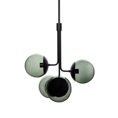 Lord Bouquet 735 Pendant Lamp - Black/Smoke