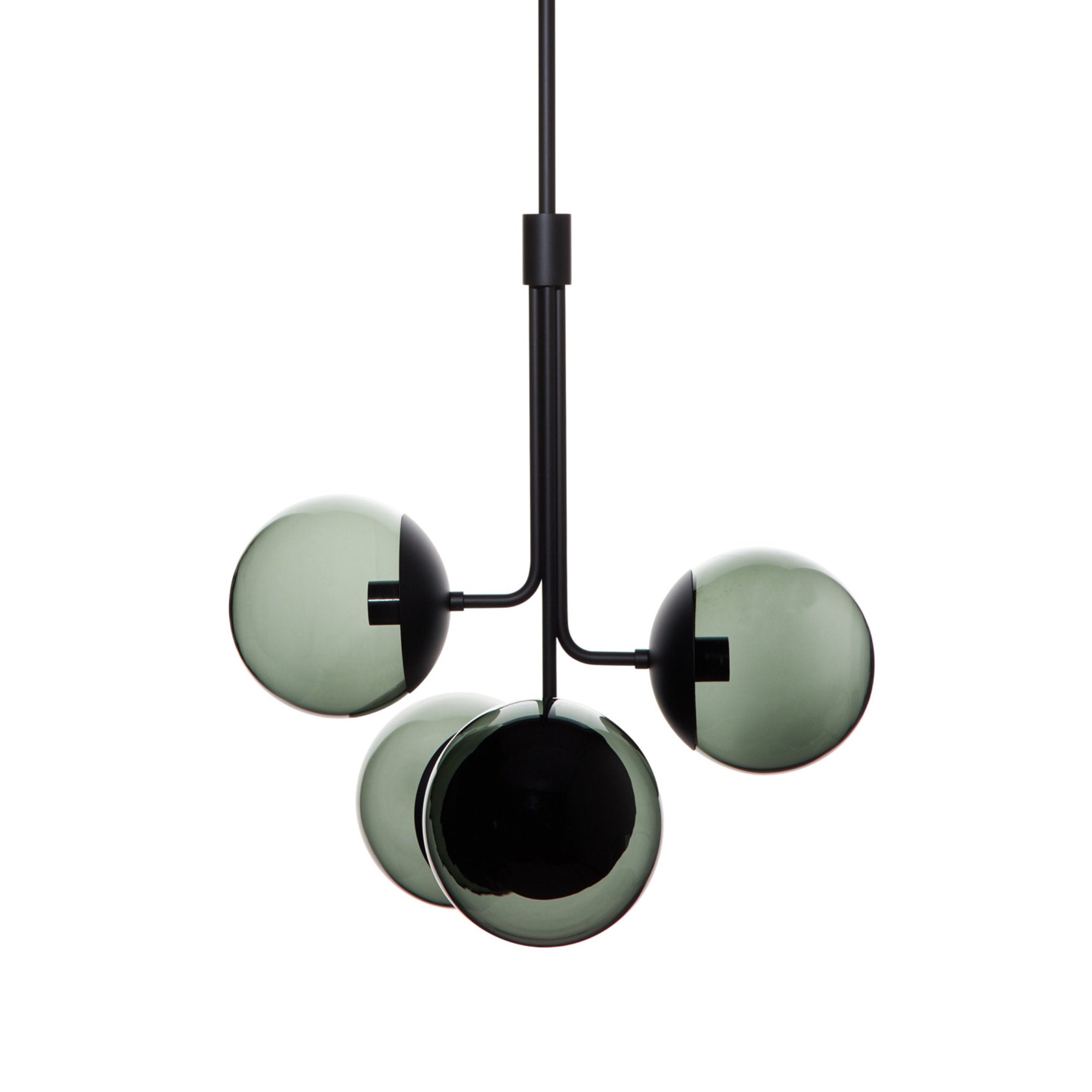 Lord Bouquet 735 Pendant Lamp - Black/Smoke-1