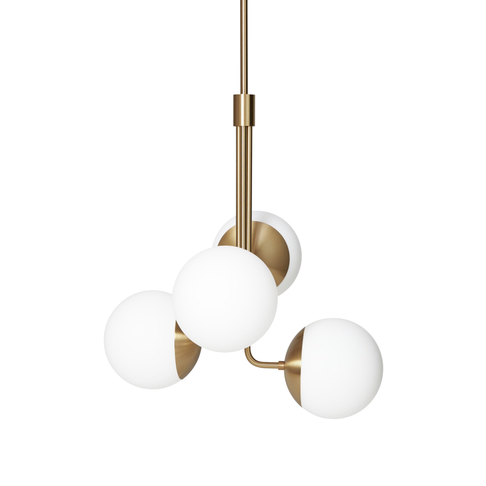 Lord Bouquet 735 Pendant Lamp - Brass/Opal-1