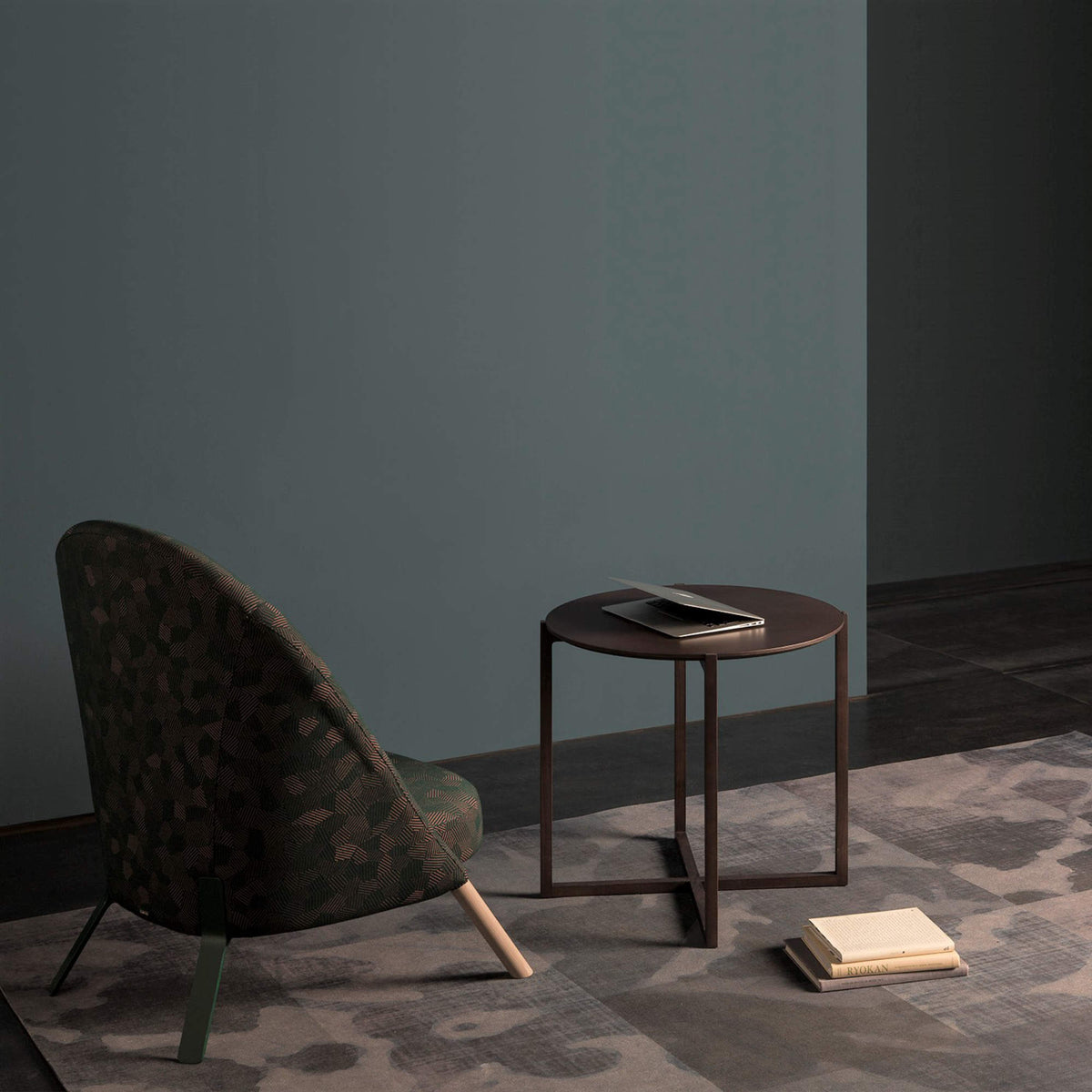 Lotta Side Table – 45x50 / Wood (Walnut)-5