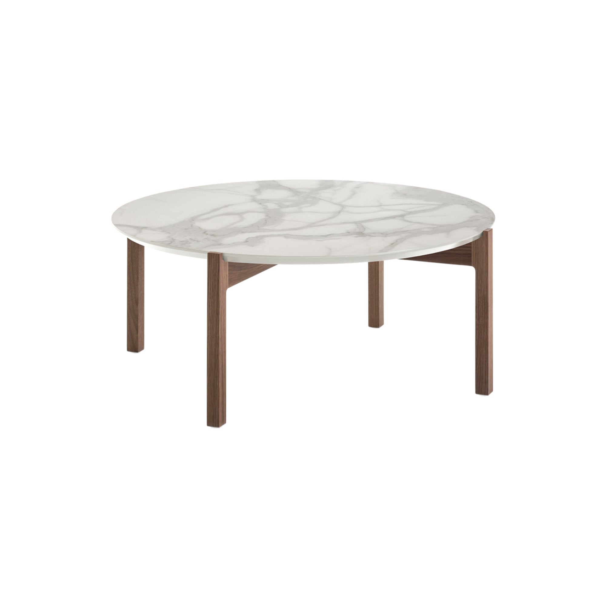 Lotta 77R Coffee Table - White Marble-1