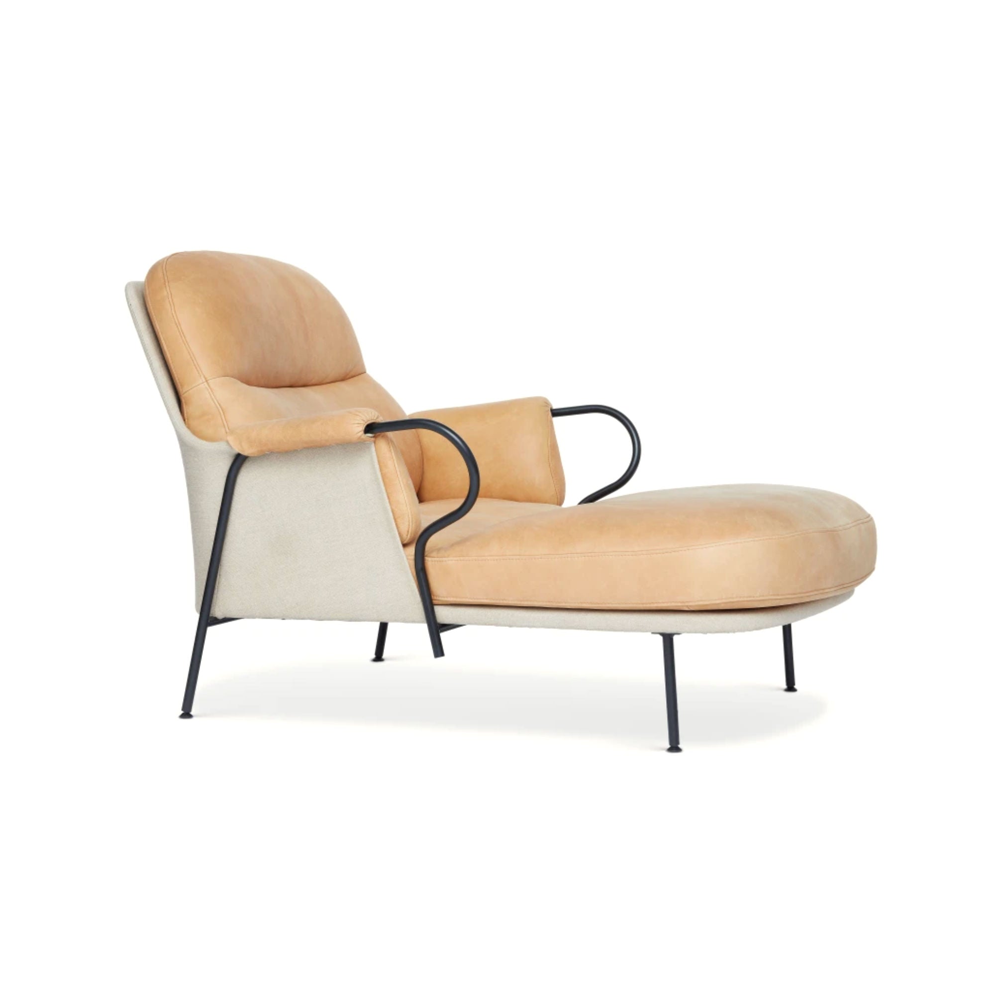 Lyra Chaise Longue - Leather Vintage 2 (Cognac)