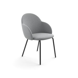 Iola PL 53 Chair - Fabric (Shock - Stone Grey)