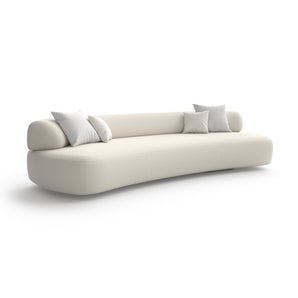 Gogan Sofa - Fabric S (Orsetto Milky White 01)