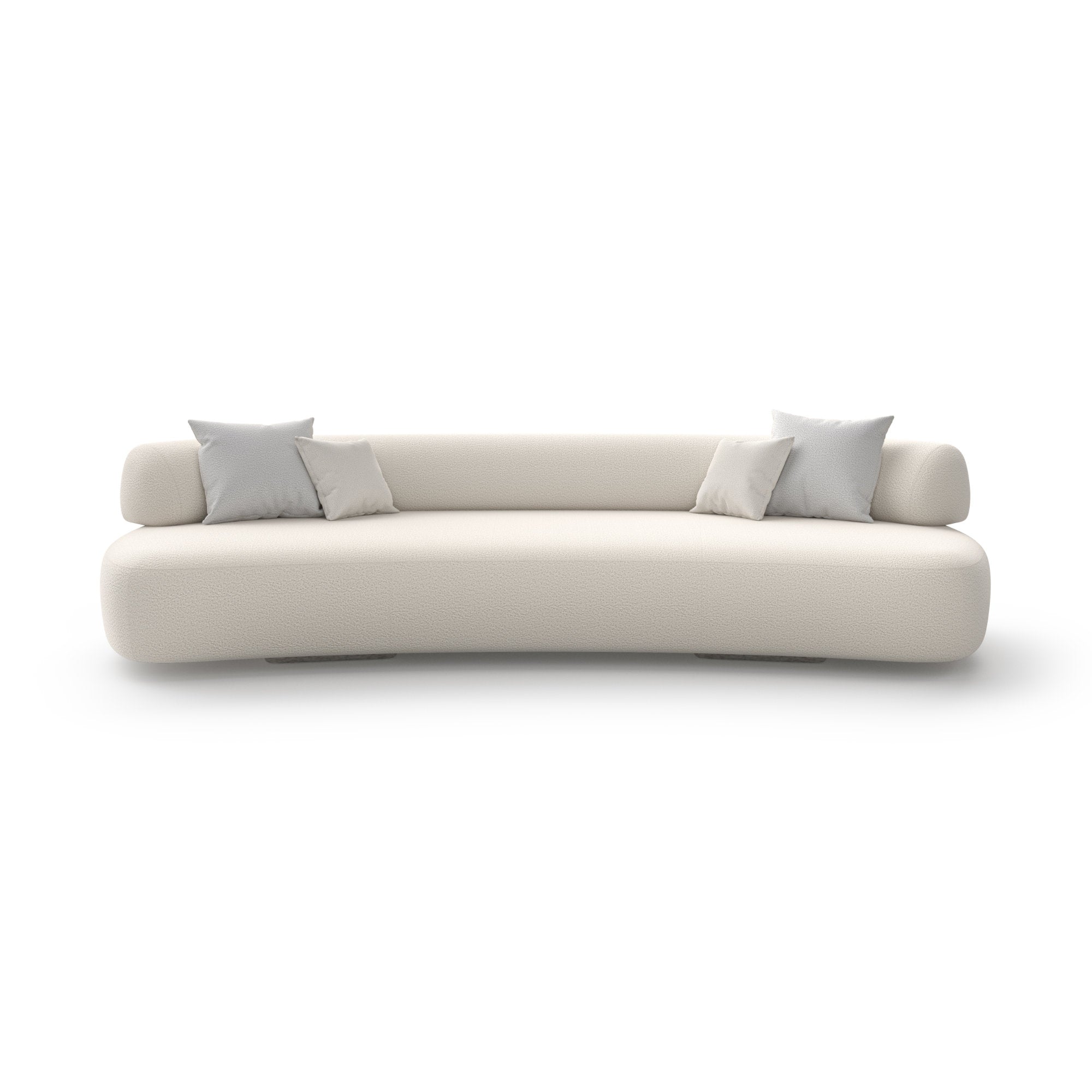 Gogan Sofa - Fabric S (Orsetto Milky White 01)-3