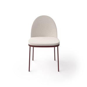 كرسي ثمين مطلي بالورنيش - قماش S (A8840 - Orsetto Milk)